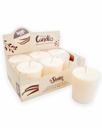 Vanilla Bean Soy Votive Candles 6-Pack